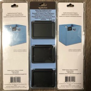 Metal Clip Chalkboard Labels